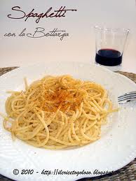 spaghetti con la bottarga di tonno
